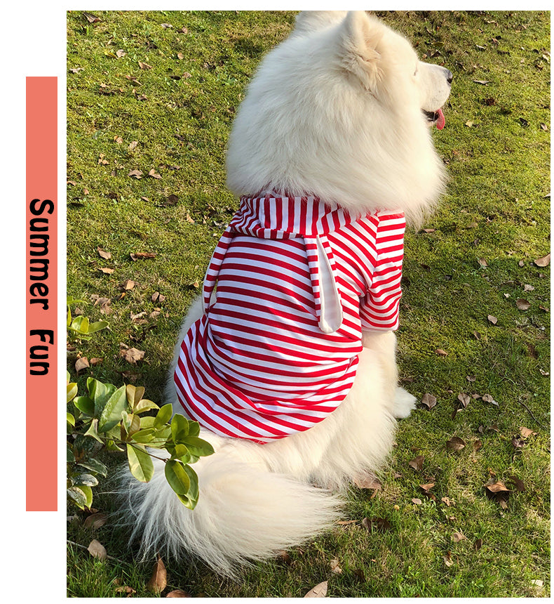 【輸送費無料】大型犬服夏サモイドゴールデンレトリバーラブラドール多角形羊飼い中型大型犬春と夏の薄いベスト