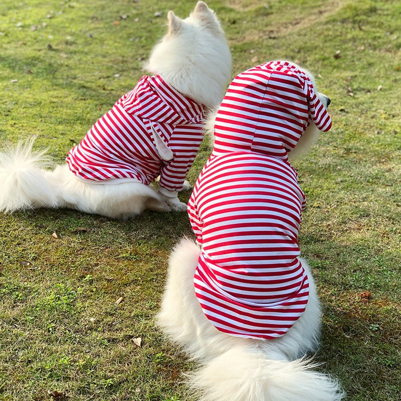 【輸送費無料】大型犬服夏サモイドゴールデンレトリバーラブラドール多角形羊飼い中型大型犬春と夏の薄いベスト