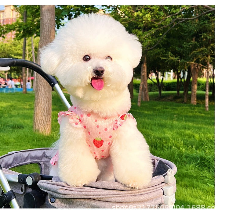 [犬 服]犬 洋服 ins人気商品 夏のペットの犬の服軽量で通気性の抗脱毛猫