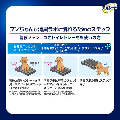 当日発送 【ワンちゃんのいたずら防止に】デオシート消臭ラボ トイレシステム 専用メッシュガード レギュラー 1枚 おしっこ ペット用品 犬トイレ