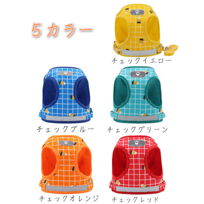犬 XS ハーネス カラフル M おしゃれ S 小型犬 L 犬用ハーネス かわいい ワンタッチタイプ 着脱しやすい 胴輪 負担の少ない アウトドア 中型犬