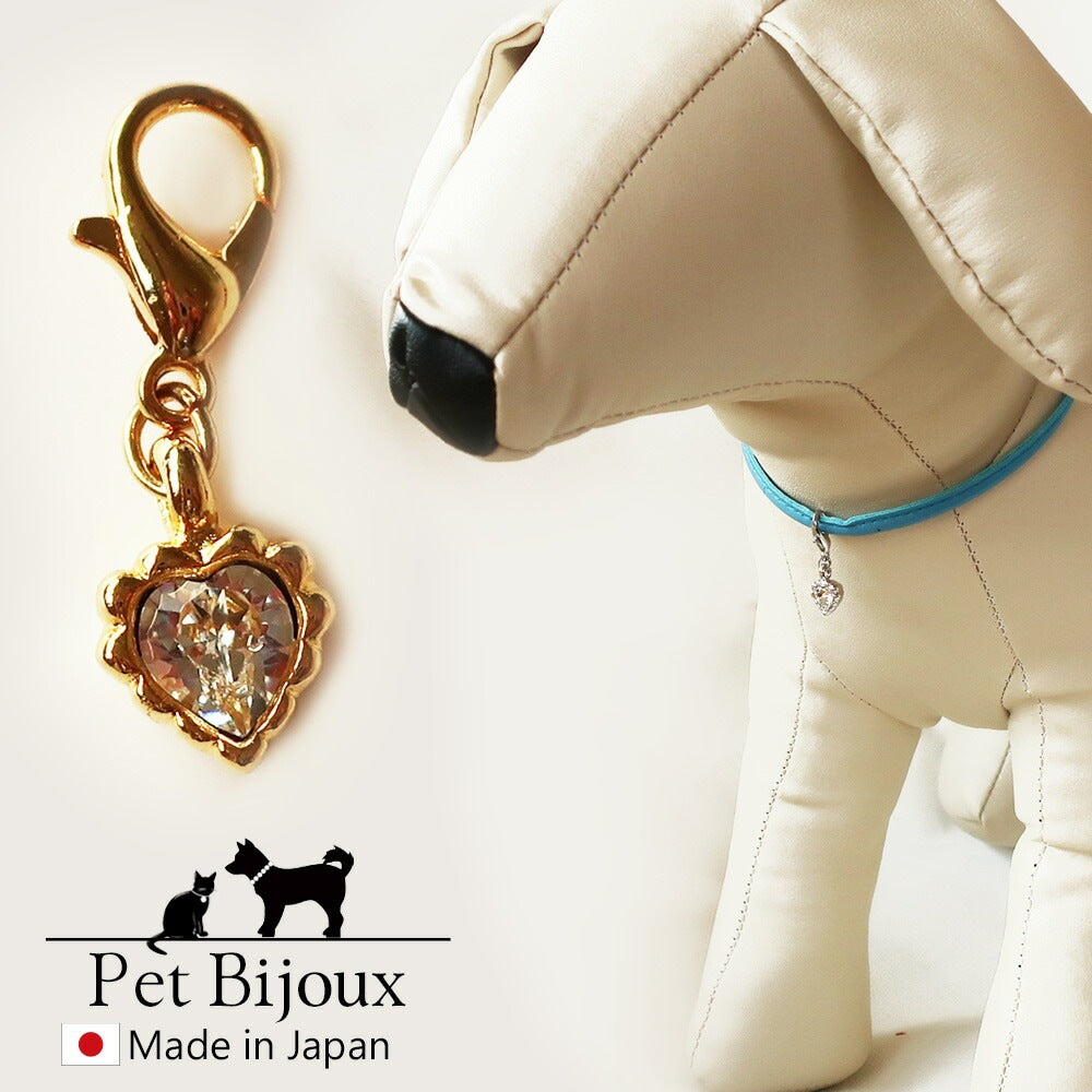 <a href="https://www.qoo10.jp/gmkt.inc/Search/brand.aspx?brandno=121124" target="_blank" class="title_brand" id="btn_brand" title="MELODY ACCESSORY">MELODY ACCESSORY</a>K18GP 送料無料 ドッグアクセサリー ハート 犬用 ネックレス チャーム 首輪 チョーカー 犬 いぬ DOG ねこ 猫 ペット 小型犬 中型犬 かわいい おしゃれ トイ