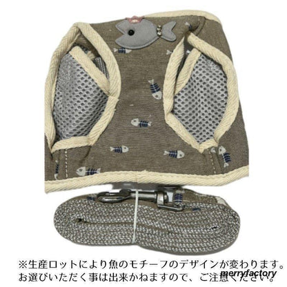 今年の流行 ハーネスリードセット 2点セット 犬用 猫用 胴輪 ハーネス リード 散歩紐 お散歩グッズ 簡単装着 メッシュ ベスト 胸当て ペット用 おしゃれ か
