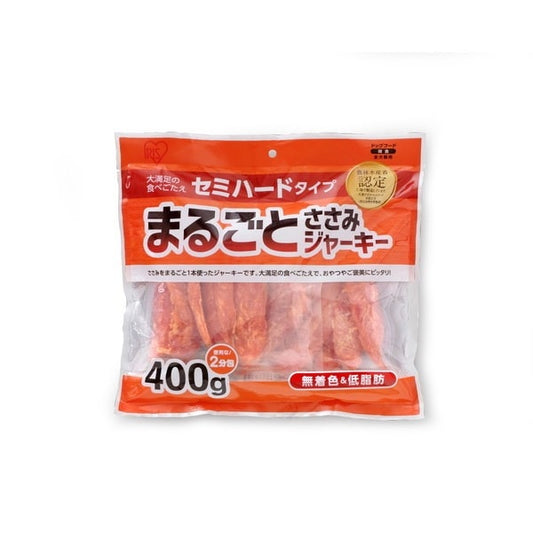 <a href="https://www.qoo10.jp/gmkt.inc/Search/brand.aspx?brandno=49458" target="_blank" class="title_brand" id="btn_brand" title="アイリスオーヤマ">アイリスオーヤマ</a>EJ-40SERN [まるごとささみジャーキーセミハード400g]