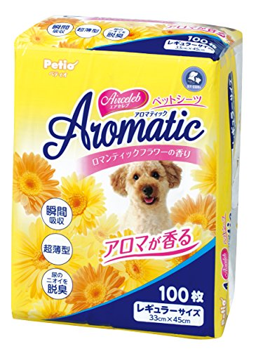 ペティオ (Petio) エアセレブ アロマティック ペットシーツ レギュラー 100枚入