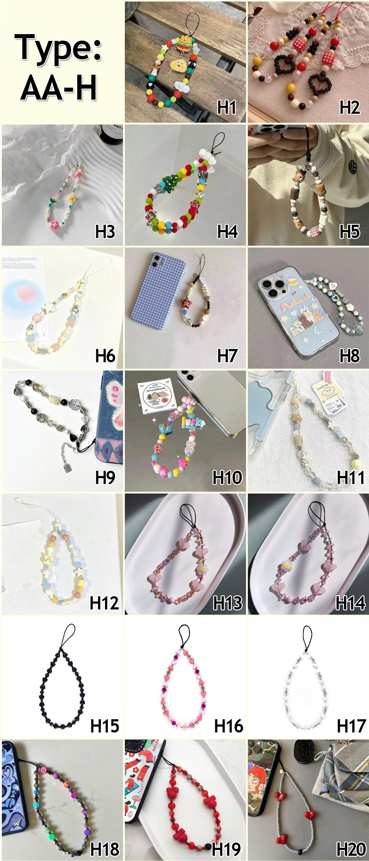 スマートフォン ストラップ かわいい スマホ キーホルダー 韓国 スマホチャーム 手首 手作りパーツ 携帯チャーム 紛失/落下防止 ブレスレット ビーズキーチェーン ハンドバッグ キー用 装飾 女の子