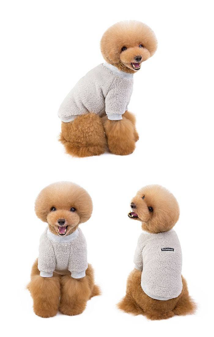 2025秋冬新作 犬服 ペット ドッグウェア 犬の服 Tシャツ トレーナー ボア 無地 もこもこ モコモコ ペット用品 わんこ わんちゃん ドッグ 洋服 秋冬 秋服 冬服 防寒 小型犬 中型犬 新