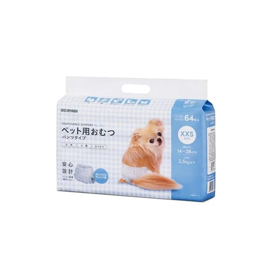 【即納】アイリスオーヤマ ペット用おむつ XXSサイズ 64枚入り POM-XXS64