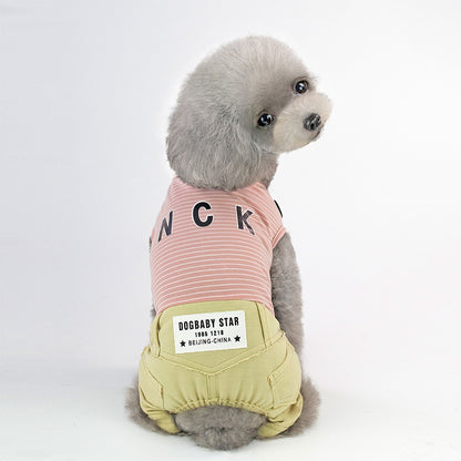 猫 犬 洋服 犬服 ペット服 大中小型犬 ペット用品 犬/猫用 犬の服 ペットウエア 小型犬 中型犬 通気 可愛い ドッグウェア トレーナー 犬 服 ワンピース サロペット ビションフリーゼ 犬猫服