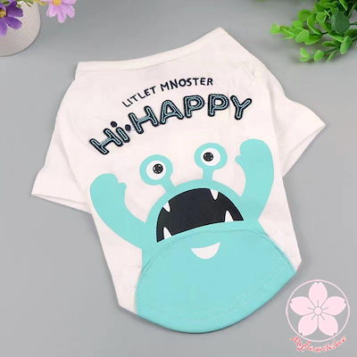 人気沸騰 ペット 服 安い 犬 春 夏 秋 キャラクター Tシャツ かわいい可愛いハイブランド 猫 ドッグウェア