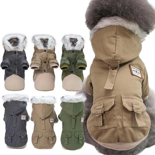 猫 犬 ペット服ドッグウェアペット服 冬 ペット コート 犬 ジャケット ドッグウエア パーカー 小中型犬 保温 防寒 お散歩お出かけ