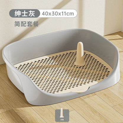 犬 トイレトレー 犬 トイレ ワイド 保護掃除が簡単 ペットトイレ トレーニングトイレ メッシュトレ メッシュトレー 犬トイレトレー 柱付き 訓練しやすい 飛び散
