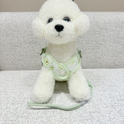 新型伸縮可能な通気性ペットの胸の牽引紐の小型犬は四季を通じて通用します