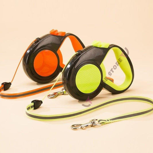 ペット用伸縮リード 犬用リード ペットリード 巻き取り式 ドッグリード 自動巻き ペット牽引ロープ
