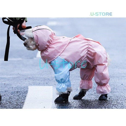 犬用 防水服 レインコート 犬服 雨具 お散歩 梅雨対策 着脱簡単 ゴールデン犬 防雨犬の服 小型犬 中型犬 犬レインコート ドッグウェア