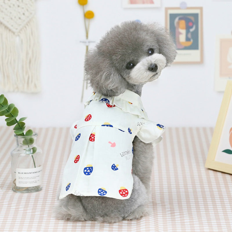 猫 犬 洋服 犬服 ペット服 大中小型犬 ペット用品 犬/猫用 犬の服 ペットウエア 小型犬 中型犬 通気 可愛い ドッグウェア トレーナー 犬 服 ワンピース サロペット ビションフリーゼ 犬猫服
