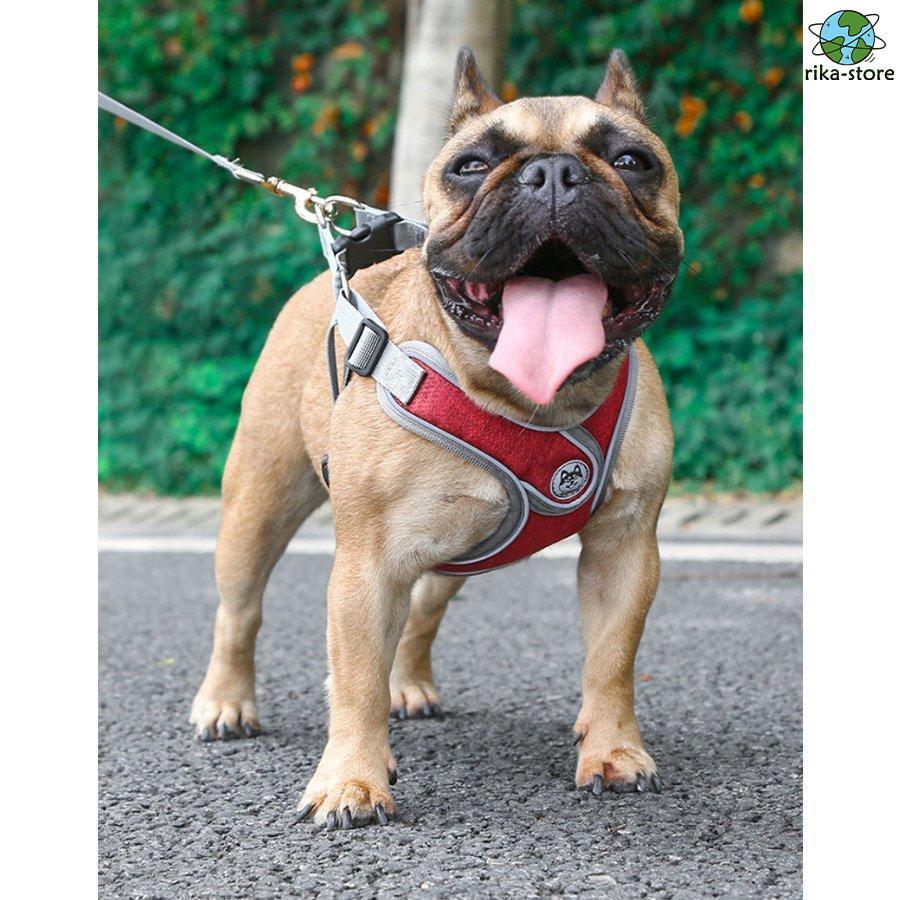 リード 大型犬 反射素材 中型犬 ハーネス リフレクター付き サイズ調整可 負担軽減 2点セット 衝撃緩和 通気性 丈夫 小型犬 かっこいい 頑丈 犬用