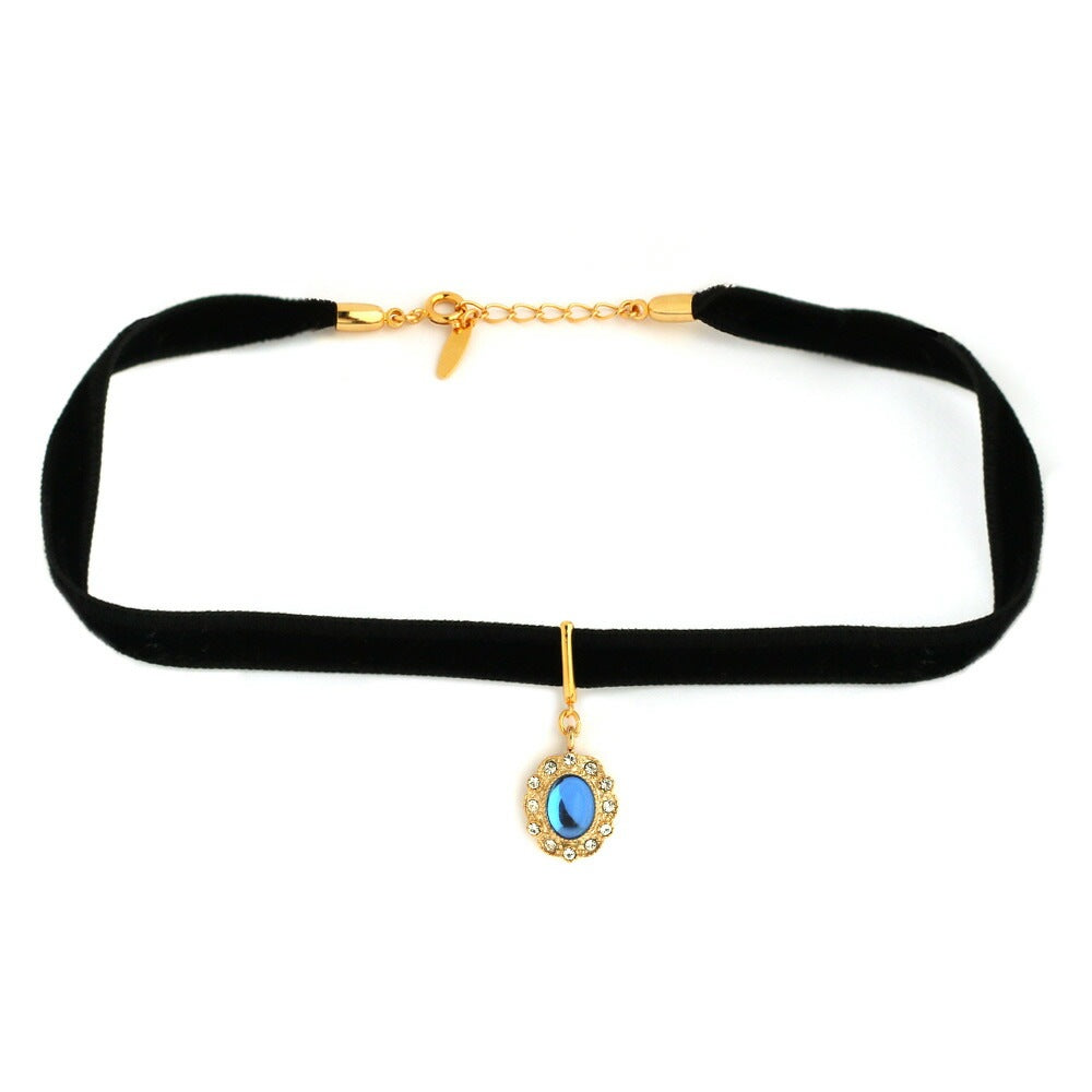 <a href="https://www.qoo10.jp/gmkt.inc/Search/brand.aspx?brandno=121124" target="_blank" class="title_brand" id="btn_brand" title="MELODY ACCESSORY">MELODY ACCESSORY</a>K18GP 送料無料 ドッグアクセサリー 犬用 ネックレス カラー ベロア 首輪 チョーカー 犬 いぬ DOG ねこ 猫 ペット シンプル 小型犬 中型犬 かわいい おしゃ