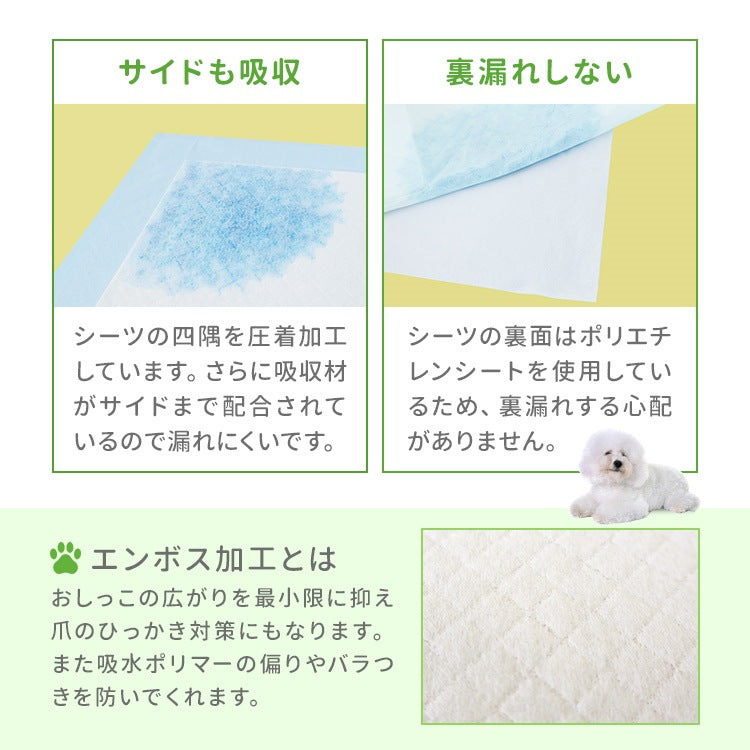 <a href="https://www.qoo10.jp/gmkt.inc/Search/brand.aspx?brandno=114450" target="_blank" class="title_brand" id="btn_brand" title="WEIMALL">WEIMALL</a>ペットシーツ 厚型 ワイド レギュラー 大容量 1200枚 800枚 600枚 200枚 まとめ買い 使い捨てペットシート 多頭飼い 犬 猫 業務用 ペット用品