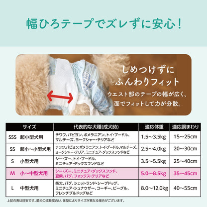 エリエール Pｅｔ キミおもい リラックスウェア M 34枚 犬用 おむつ
