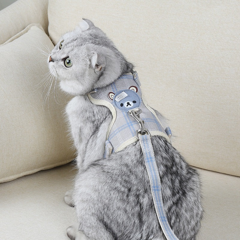 猫用 68 ペットハーネス 犬用ハーネス ネコ用ハーネス お散歩 犬 ハーネスリードセット シンプル ペット用品 ハーネス 小型犬 胴輪 お出かけ おしゃれ 中型犬 簡単装着 2点セット リーシュ 犬
