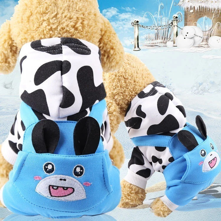 保温 ペット服 厚手 ペット 猫犬服 小中型犬 サロペット ドッグウエア ペット用品 犬用品 犬服