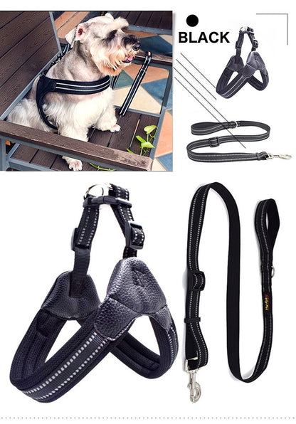 メッシュ 小型犬 ふっくら生地 犬 中型犬 ベスト ドッグウェア ドッグ 大型犬 キャット 服 ハーネス 胴輪 反射 付 ペット リード