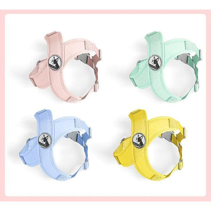お出かけ ハーネス パステルカラー 小型犬 お散歩グッズ 単品 猫 かわいい ペット用 胴輪 おしゃれ バックル 中型犬 ドッグ 犬 キャット 動物