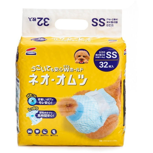 <a href="https://www.qoo10.jp/gmkt.inc/Search/brand.aspx?brandno=111073" target="_blank" class="title_brand" id="btn_brand" title="Kocho">Kocho</a>ネオオムツ SS 32枚