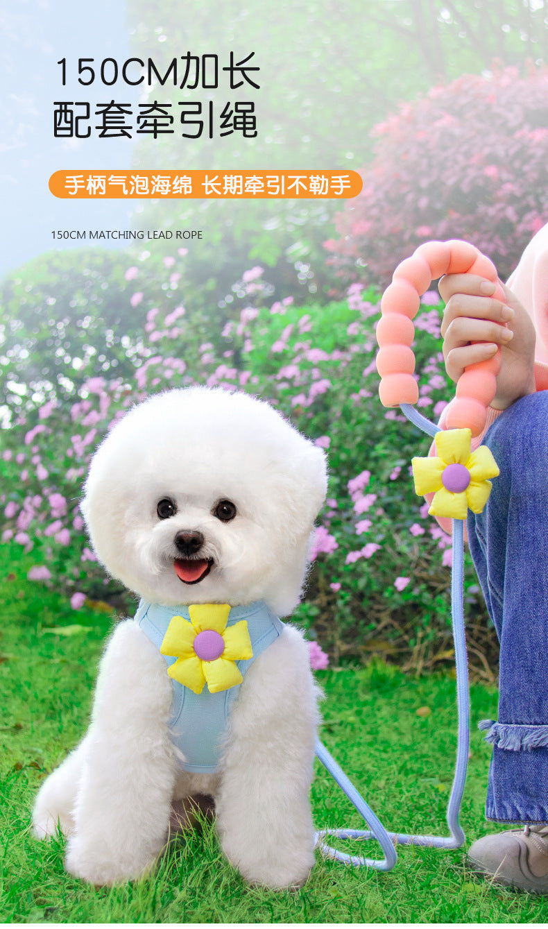 小型犬 犬 リード 75 猫用 中型犬 ペットハーネス ペット用品 シンプル 胴輪 お出かけ 犬用 2点セット ハーネス ネコ用ハーネス お散歩 簡単装着 犬用ハーネス 軽量 おしゃれ ハーネスリード