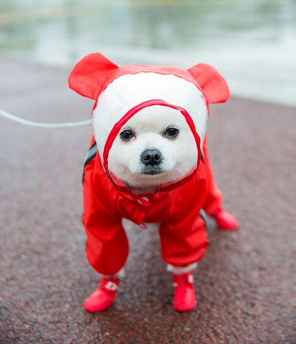 ペット服 犬 レインコート 防水 ポンチョ ペット 雨の日 服