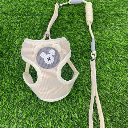 犬牽引ひもテディ小型家庭用ベストペット外出調節快適伸縮犬チェーン胸ストラップ