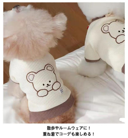新作セールトイプードル 猫の服 ワンピース ペット服 ドッグウェア 犬の服 小型犬 カットソー Tシャツ 男の子 秋 冬 春 パグ フレンチブルドッグ キャットウェア 半袖 女の子 おしゃれ 部屋着
