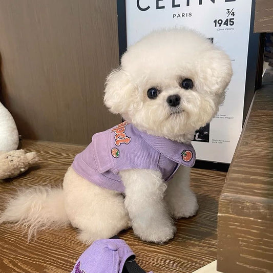 【6989人コレクション】ネットレッド犬服春秋タイプペット子犬テディ比熊雪納瑞小型犬デニム