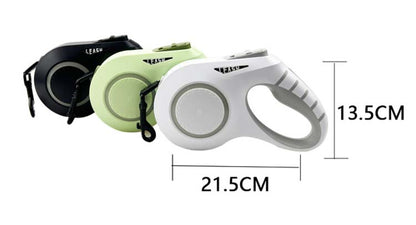 大型犬 伸縮リード 6m LED ライト付き 雰囲気ライト USB 充電式 犬 リード 伸縮 光る 犬用 中型犬 小型犬 ドッグリード タッチパネル ワンタッチ Type-C 充電 大容量電池 長時間