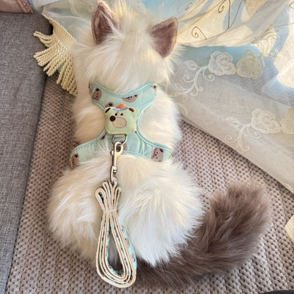 猫牽引ロープベストは犬のロープを散歩する小型専用チェーンでペットのストラップを調節します メガ割ワンピースパンツトートバッグ