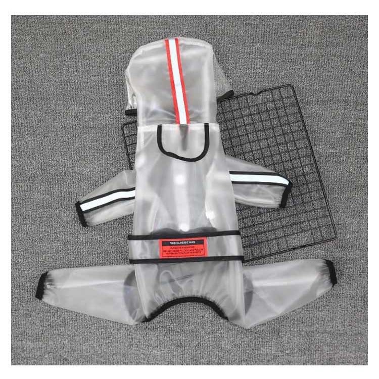犬 レインコート 雨具 レインウェア ドッグウェア 犬服 フード付き 反射テープ付き ペット服 レインポンチョ 中型犬 大型犬 小型犬 犬屋 帽子付き