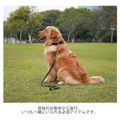 犬 大型犬 ハーネス オシャレ 首輪 リード ペットハーネス 中型犬 大型犬 ハーネスリードセット 2点セット ウェアハーネス 丈夫 犬用 編み風 脱出防止 調整可能 おでかけ シンプル 高品質