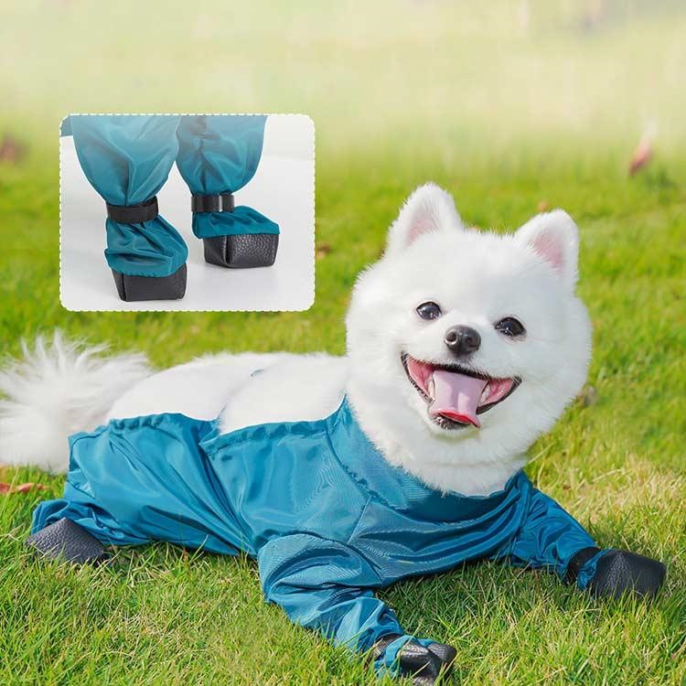 犬用レッグカバー 犬用レッグカバー 防水 脱げない サスペンダー付き防水犬用ブーツ 犬服 人気沸騰新柄追加 レインパンツ 調節可能 犬 滑り止め サスペンダー付き 屋外