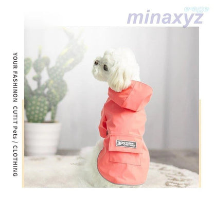 犬 レインコート 犬用 ペット用品 ドッグ 雨具 カッパ ポンチョ つな 犬の服 かわいい オシャレ ドッグウェア 散歩 旅行 お出かけ 小型犬