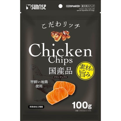 <a href="https://www.qoo10.jp/gmkt.inc/Search/brand.aspx?brandno=26472" target="_blank" class="title_brand" id="btn_brand" title="マルカン">マルカン</a>こだわリッチ チキンチップス 100g