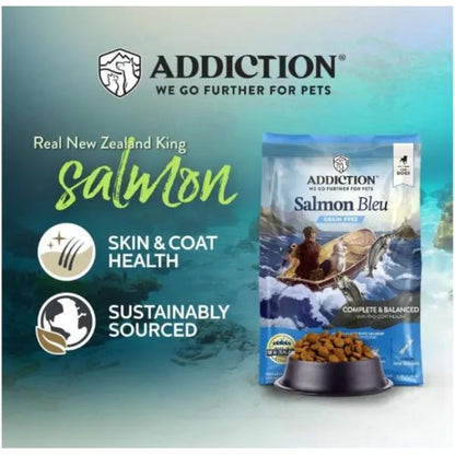 Y.K エンタープライズ Addiction アディクション サーモンブルー グレインフリー ドッグフード 1.8kg 1800g 犬 餌 サーモン 魚