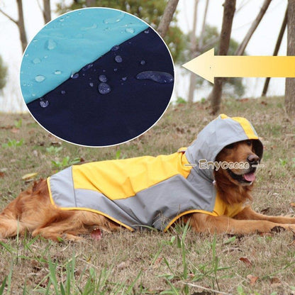 小型 中型 大型犬用】レインコート レインポンチョ カッパ 犬服 犬 服 犬の服 ドギーランドマジックテープ 着せやすい 梅雨