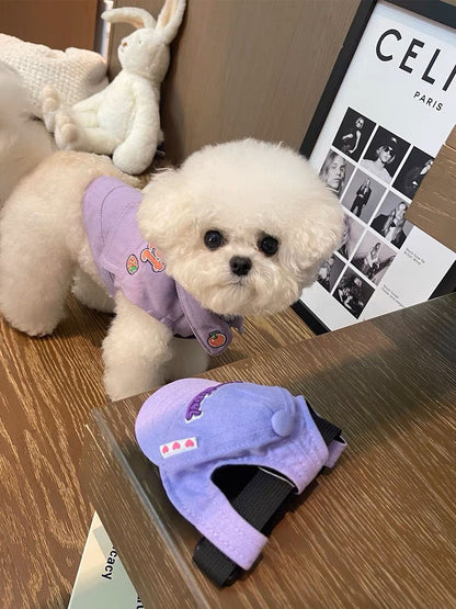【6989人コレクション】ネットレッド犬服春秋タイプペット子犬テディ比熊雪納瑞小型犬デニム