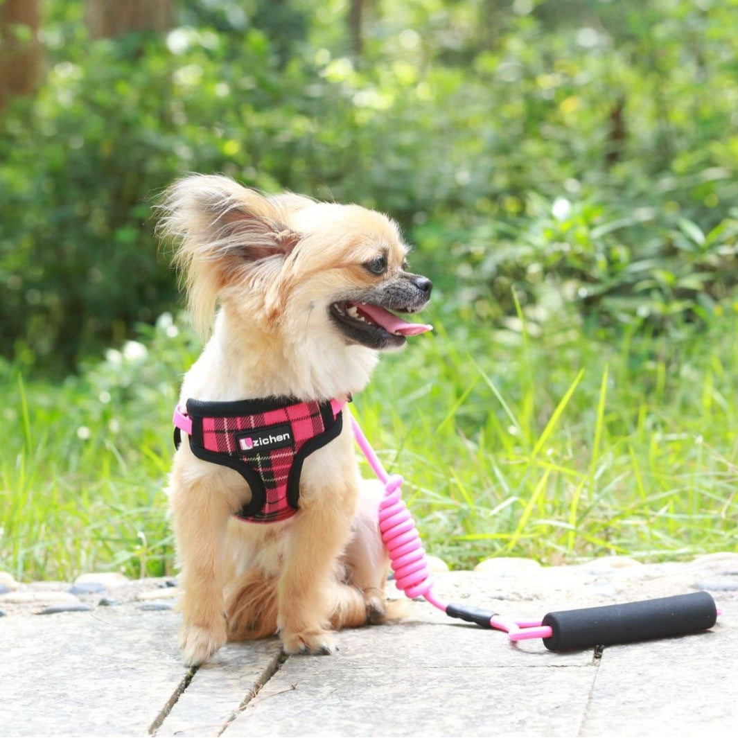 簡単装着 小型犬 胴輪 130 ペットハーネス 犬用ハーネス ハーネスリードセット おしゃれ リード 中型犬 お出かけ 犬用 猫用 シンプル 犬 ペット用品 軽量 リーシュ ネコ用ハーネス ハーネス