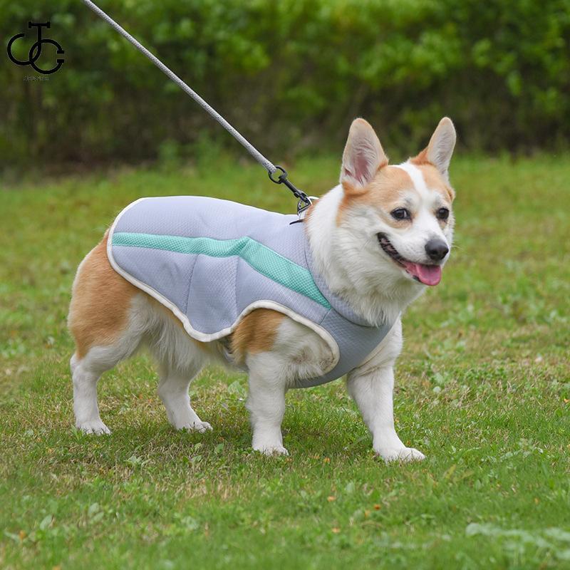 ペット用品 ペット服 熱中症対策 クールベスト 対策 夏 着せやすい 接触冷感 小型犬 犬 ひんやりベスト ひんやり 中型犬 ペット 冷感犬服 猫