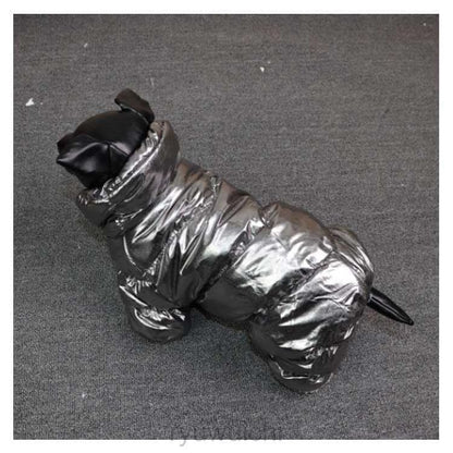 犬服 冬 ドッグウェア 中綿 裏ボア つなぎ カバーオール ダウン風ジャケット コート 保温 ペット服 小型犬 中型犬 犬の服 防寒 犬 服