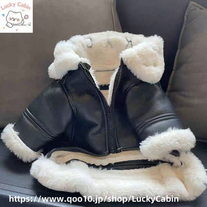 秋冬の犬服 テディボーミペットのコキシナレビーベア秋 暖かい可愛らしい 暖かい野球服 冬アウター中小型犬猫の綿の服です