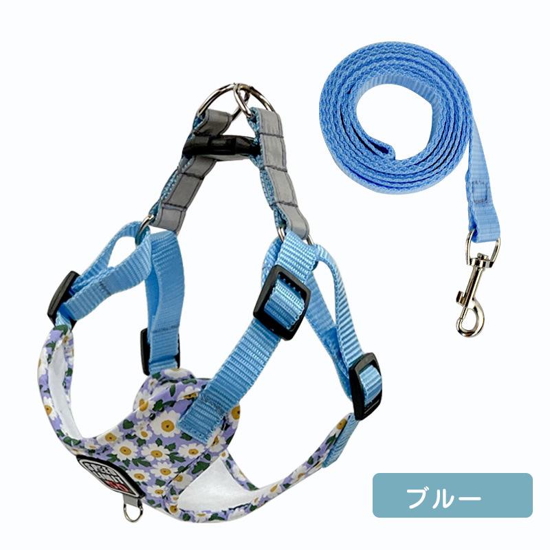 新商品プロモーション，数量限定 ソフトハーネス 犬用ハーネス リード セット 犬 ハーネス リード付き ペット用 胴輪 小型犬 中型犬 大型犬 反射 迷子防止 脱走防止 簡単装着 メッシュ 通気性ソ