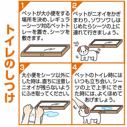 <a href="https://www.qoo10.jp/gmkt.inc/Search/brand.aspx?brandno=66334" target="_blank" class="title_brand" id="btn_brand" title="ペティオ">ペティオ</a>4個入り エアセレブアロマティックペットシーツ レギュラー 200枚 800枚 お買い得パック 高分
